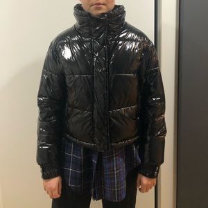 Mango Shiny Short Puffer Jacket